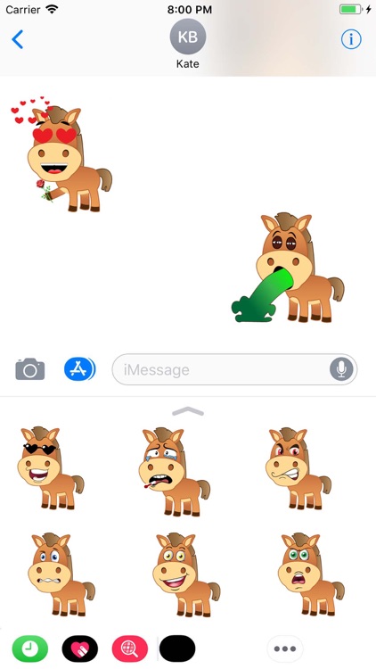 HorseMoji Equestrian Sticker