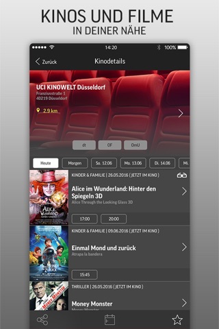 Kinofinder - Dein Kinoprogramm screenshot 4