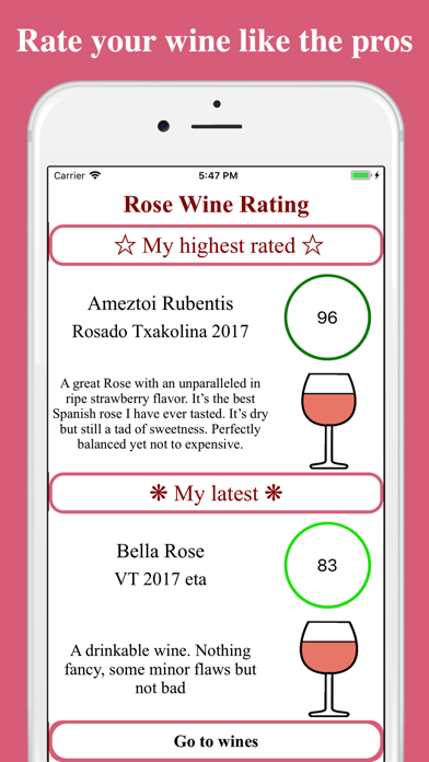 How to cancel & delete Rose Wine Rating from iphone & ipad 1