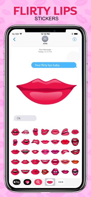 Flirty Lips Sticker(圖4)-速報App