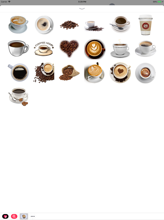 I Love Coffee Sticker Pack