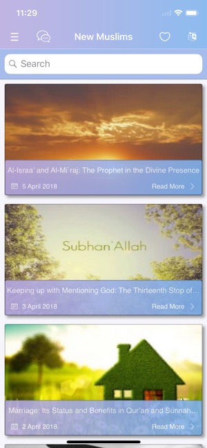 New Muslims' App