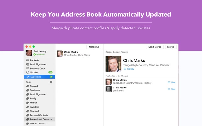 business contact manager for mac