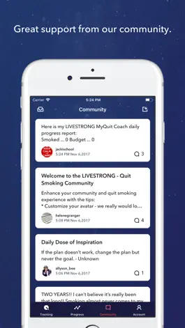 Game screenshot LIVESTRONG MyQuit Coach hack