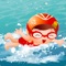 Swim accross the racing boats : the marina center kids game - Free Edition