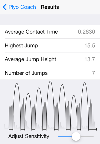 Plyo Coach - Measures Contact Time and Jump Height screenshot 3