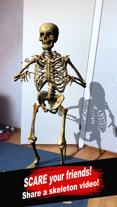 SkeletonHolo - Spooky AR app screenshot 3