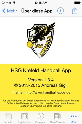 HSG Krefeld screenshot 4