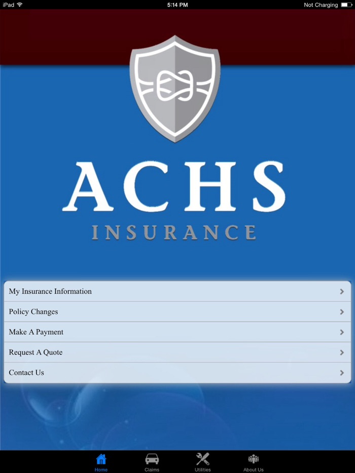 ACHS Insurance for iPad