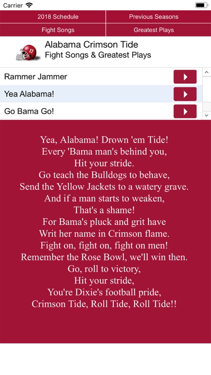 Alabama Football 1902-2018 screenshot-4