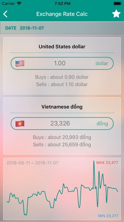 Exchange Rate  Converter by DongHyeon Yun