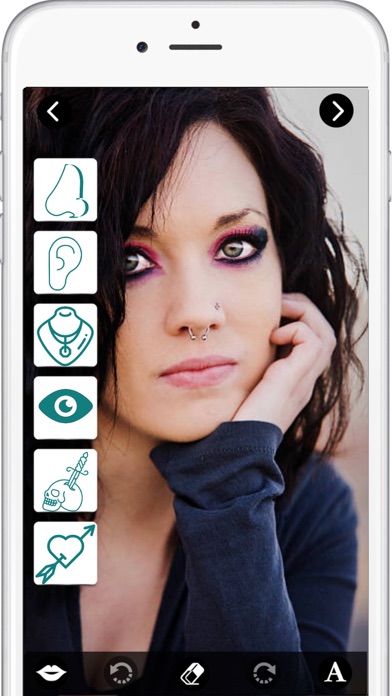 Piercing & Tattos Booth,Filter screenshot 2