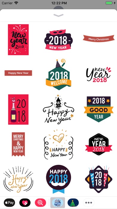 Happy New Year 2018 - stickers screenshot 2