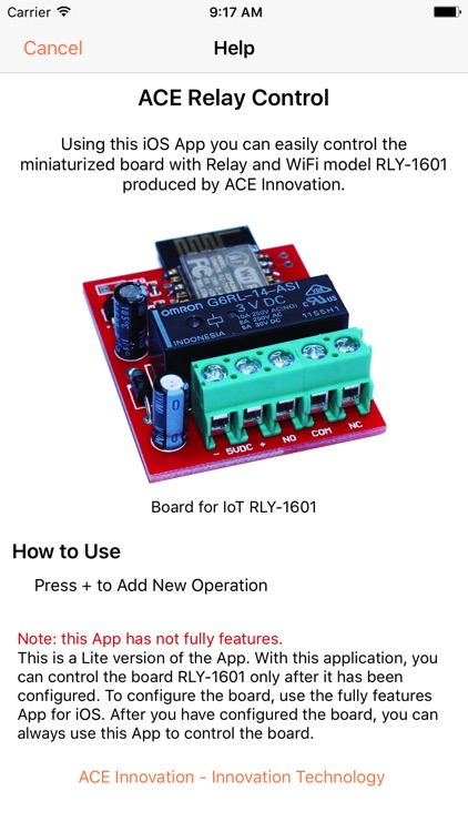 ACE Relay Control (Lite) screenshot-3