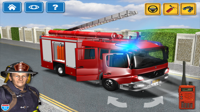 Kids Vehicles 1: Interactive Fire Truck - 3D Games for Little Firefighters and Drivers of Firetrucks by 22learn Screenshot 9