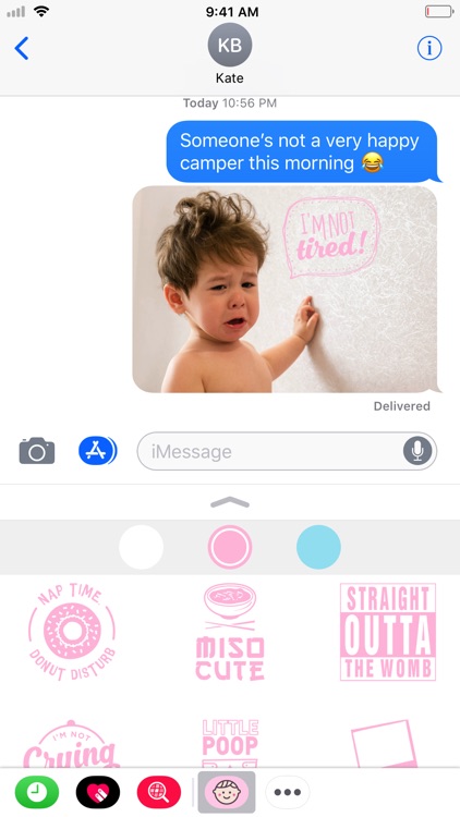 Baby Stickers - Milestones Art