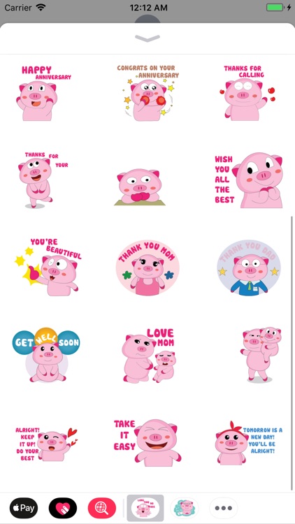 Piggy Funny Animated Stickers
