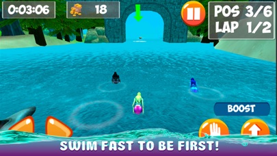 Mermaid Princess Ocean Race screenshot 2