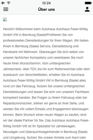 Autohaus Feser-Wittig GmbH VW screenshot 2