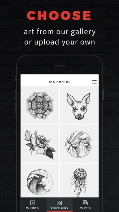 Image of INKHUNTER Try Tattoo Designs