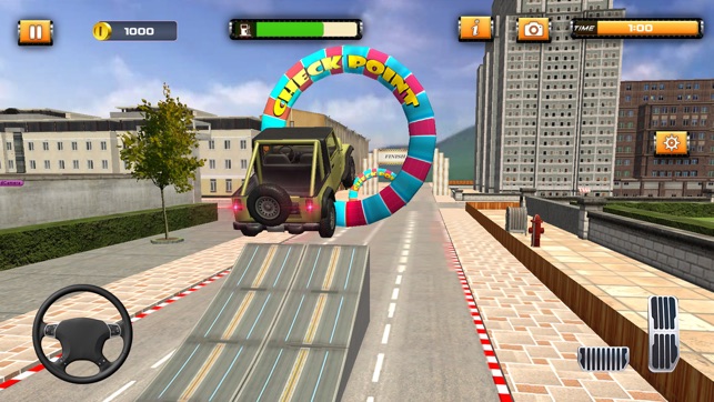 Extreme Jeep Stunts Tricks 3D(圖2)-速報App