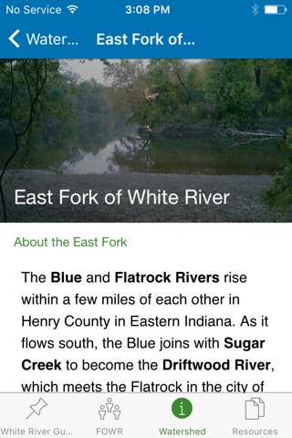 White River Guide, Indiana screenshot 3