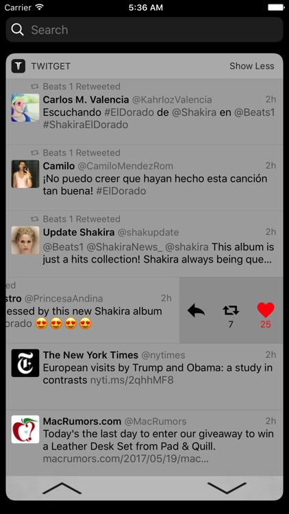 Twitget - Widget for Twitter