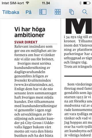 Bohusläningen E-tidning screenshot 3