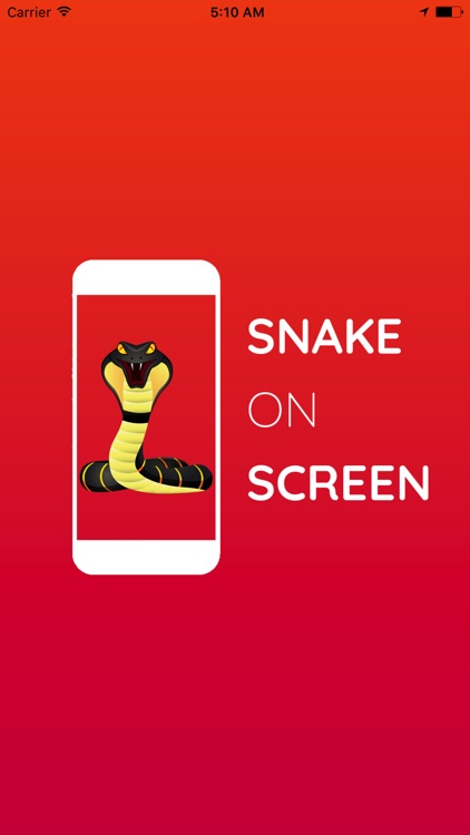 Snake on Screen Prank
