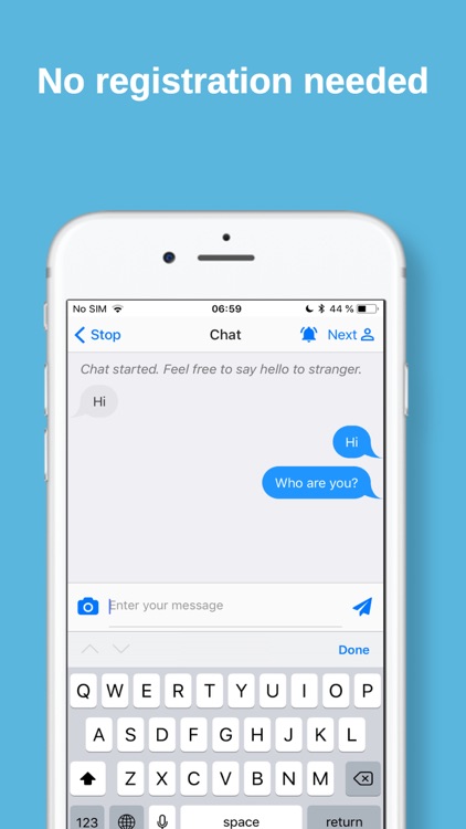 Anonymous chat for two by It's time LLC