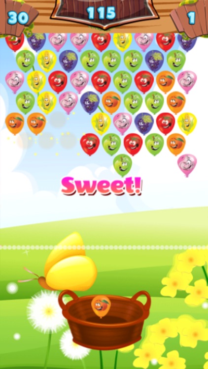 Fruit Bubble Balloon Shooter Connect Match