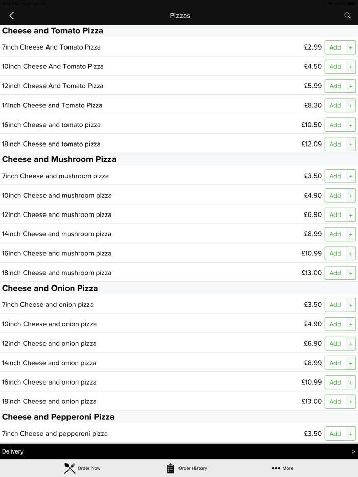 Pizza Perfect Hollyhedge