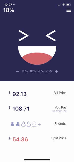 Smiley Tip - Tip Calculator(圖2)-速報App