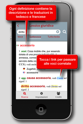 Lessico giuridico in 3 lingue screenshot 3