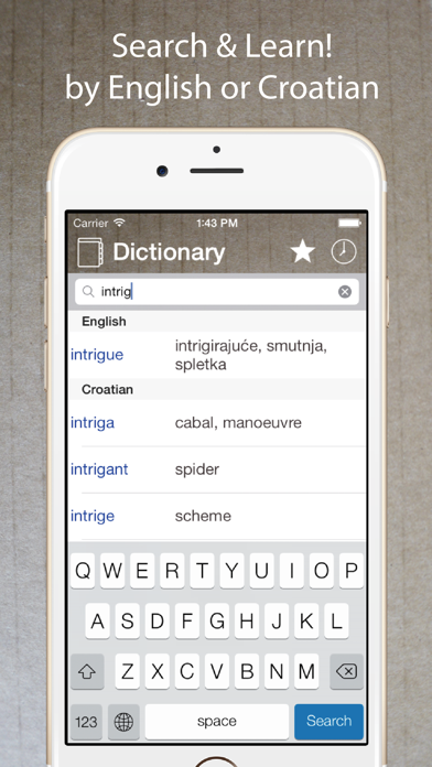How to cancel & delete Croatian English Dictionary + from iphone & ipad 1