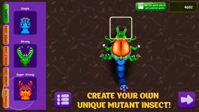 Mutant Insect Evolve Sim screenshot 4