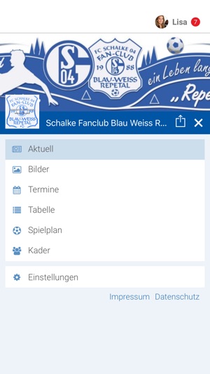 Schalke FC Blau Weiss Repetal(圖2)-速報App