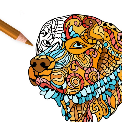 Download Dog Coloring Pages For Adults By Peaksel