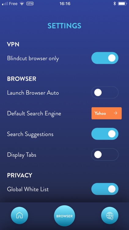 Blindcut VPN & Private Browser