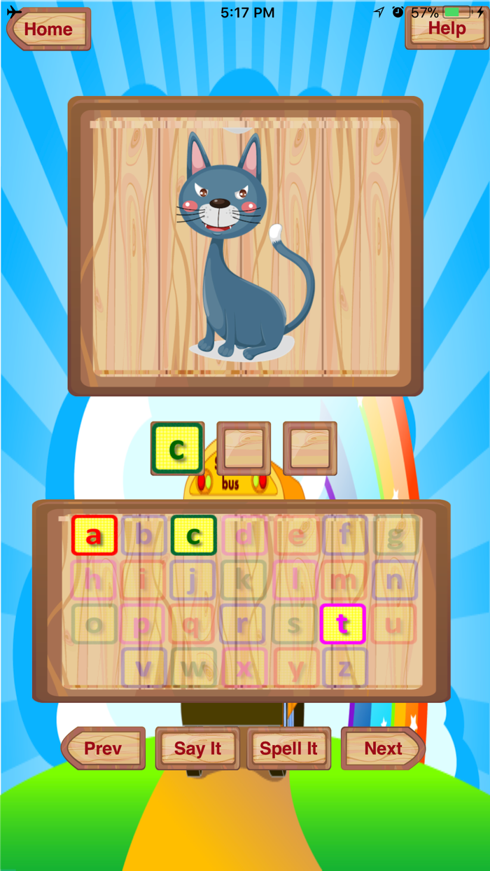 A1 Sight Word Spelling App