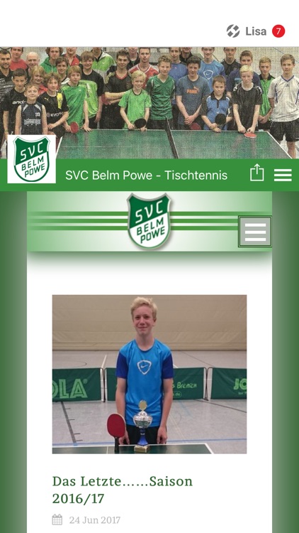 SVC Belm Powe - Tischtennis