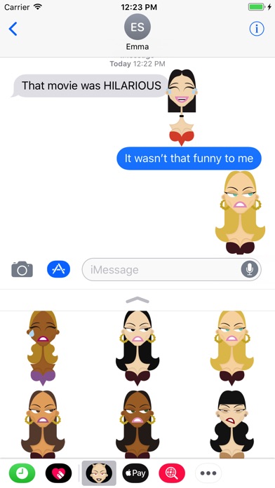 BADGALMOJI screenshot 2