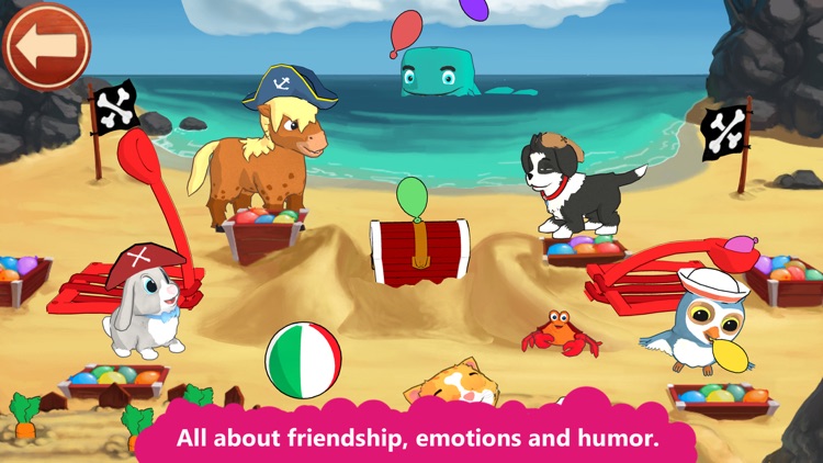 Peppy Pals Beach: SEL for kids screenshot-0