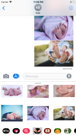 Baby Feet Sticker Pack(圖8)-速報App