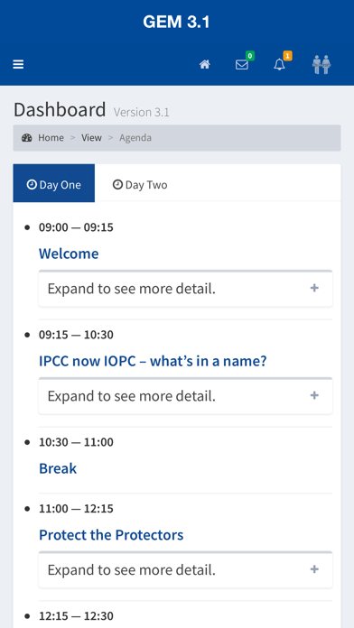 Polfed Conference 2018 App screenshot 2