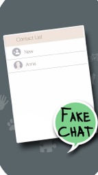 Fake chats send joke messages Captura de tela 2