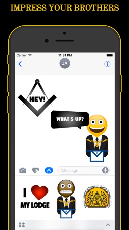 FreemasonMoji - #1 Masonic Emoji Stickers App