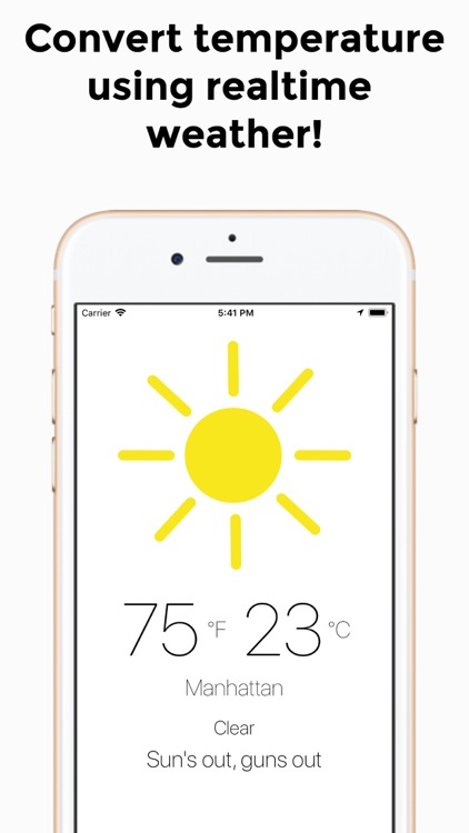 WeatherGO - Weather Converter