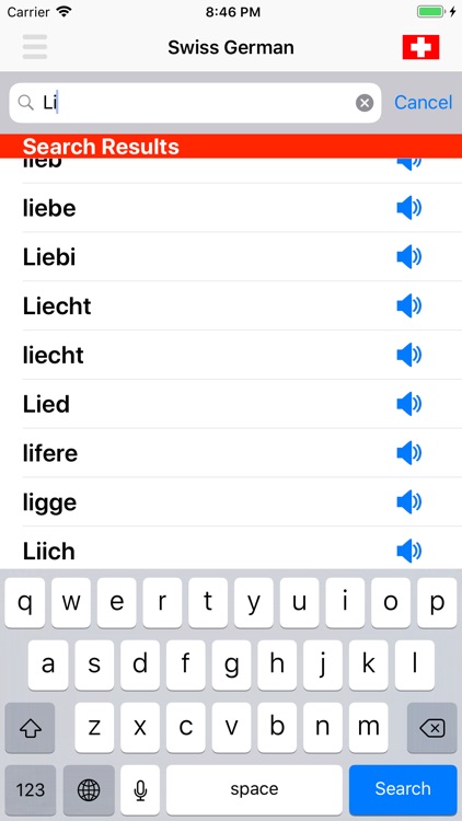 Swiss German Dictionary