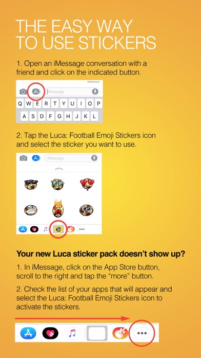 Luca: Football Emoji Stickers screenshot 4
